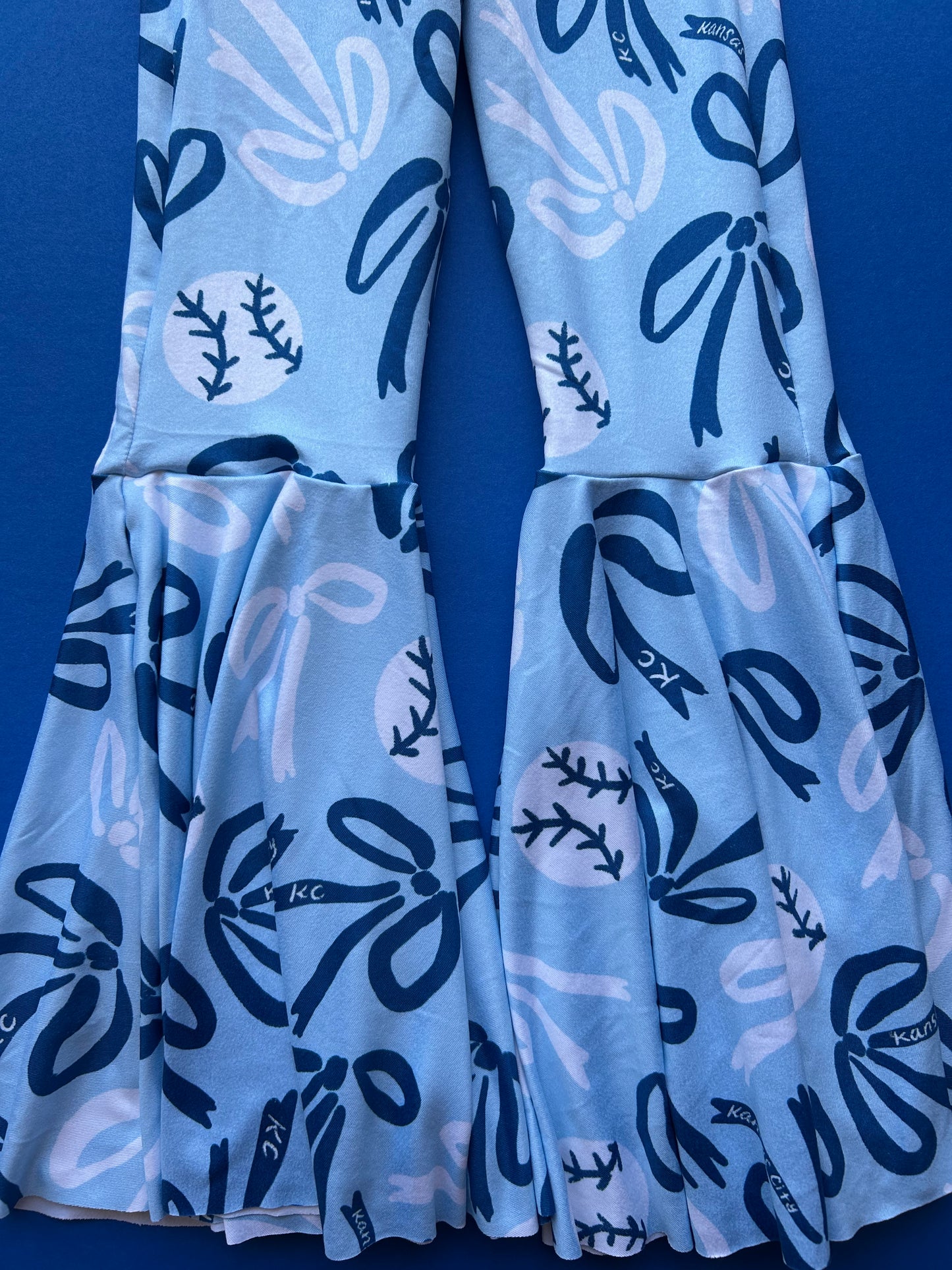 Bells: KC Bows on Blue