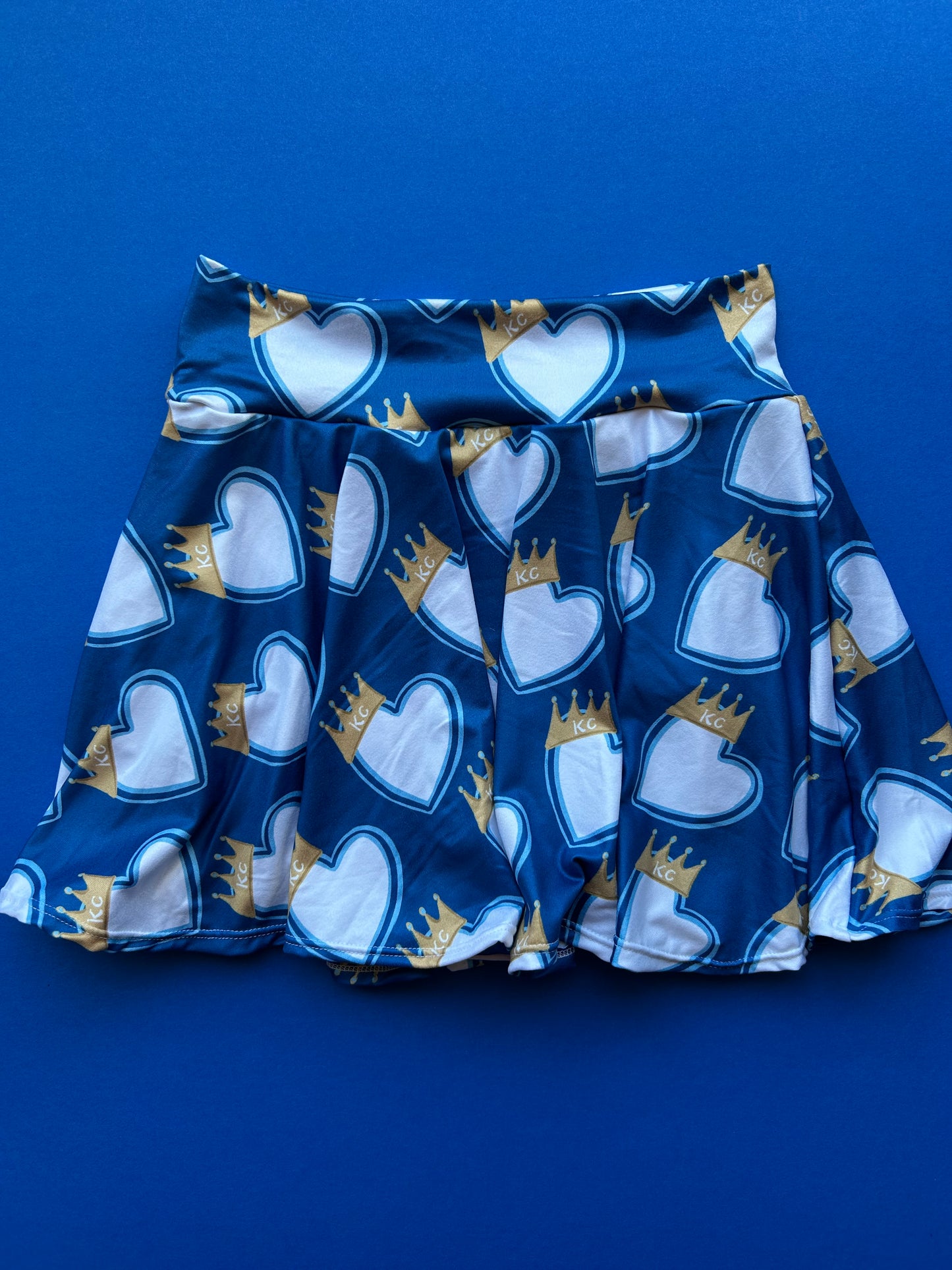 Cheer Skirt: Heart Crowns