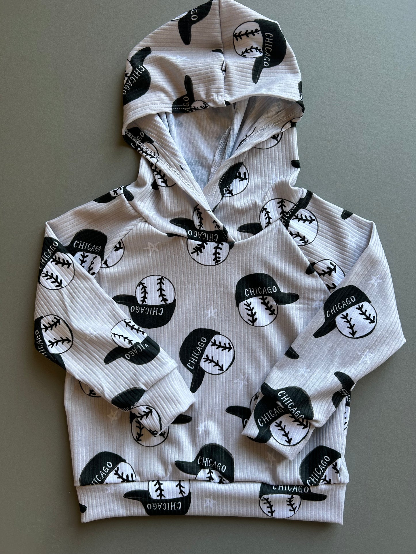 Hoodie: Chicago Ball Caps with Stars
