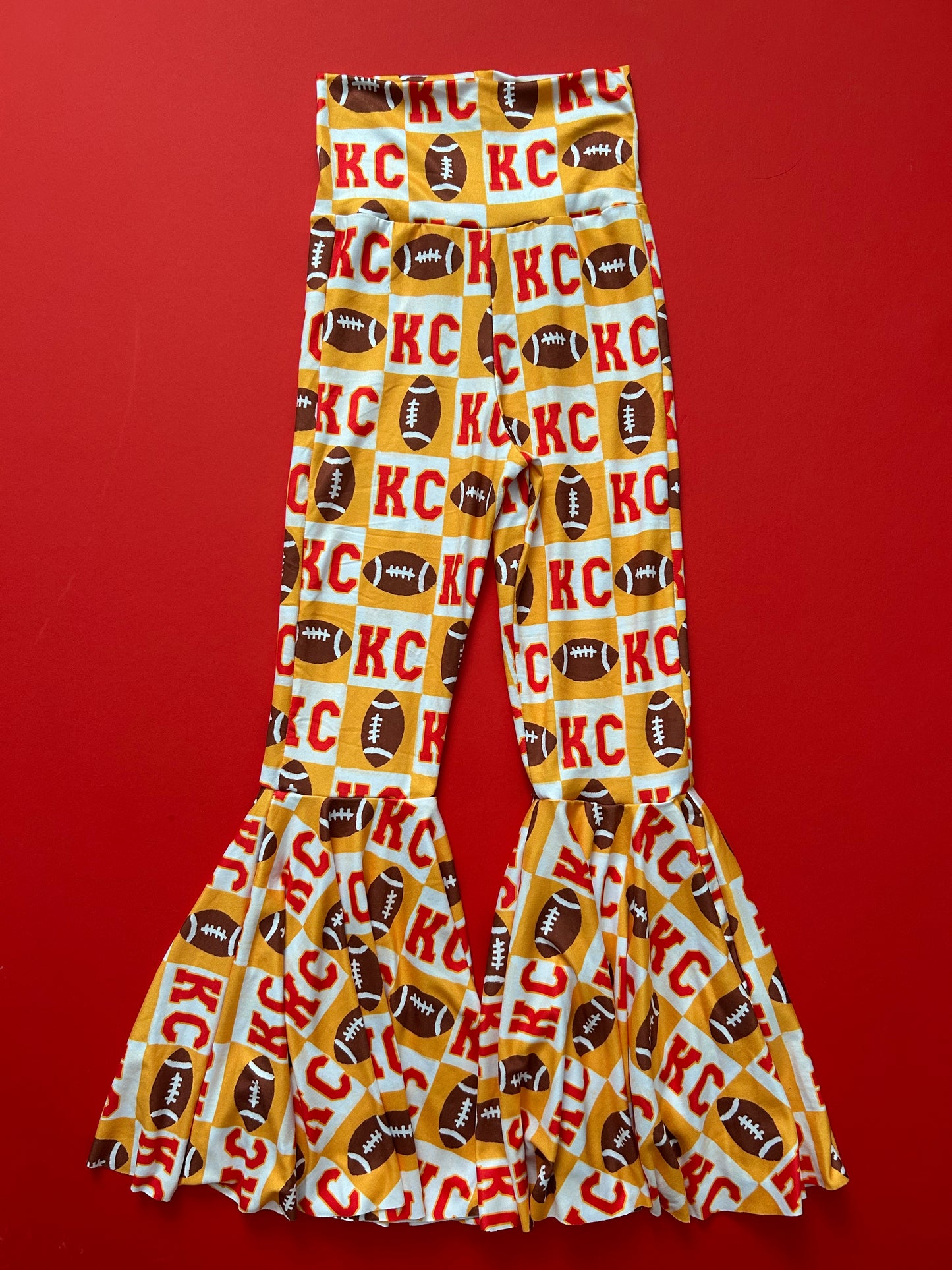 SALE: Yellow KC Checkered Bells