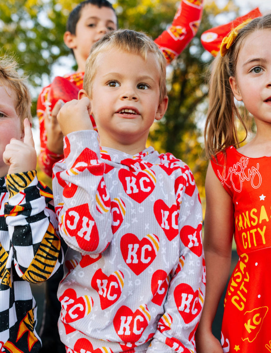 SALE: KC Jersey Heart Hoodie