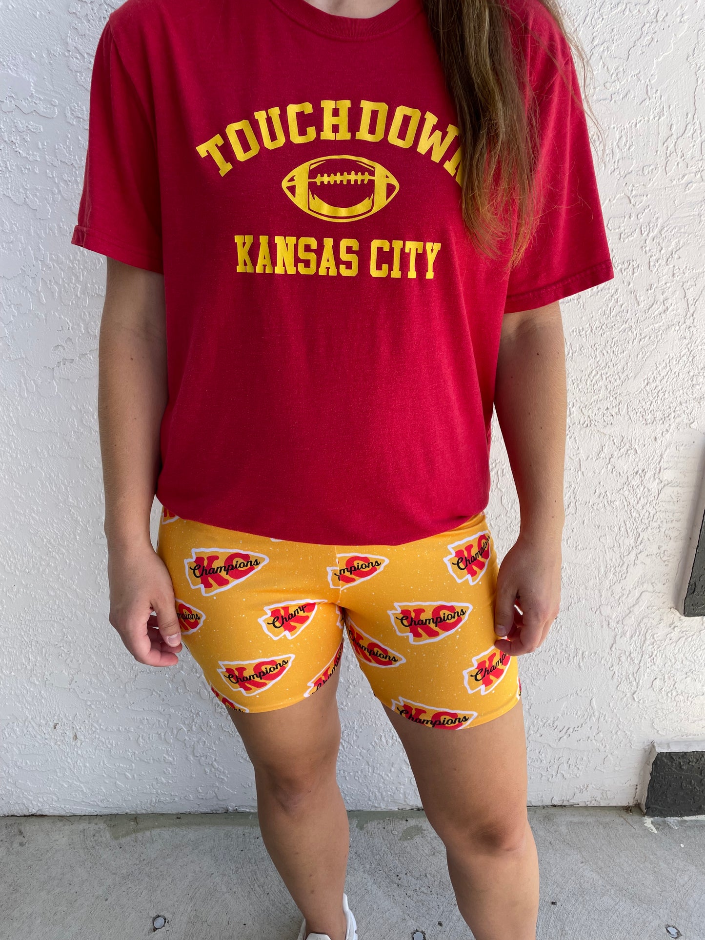 Women’s Shorts: Champions on Yellow