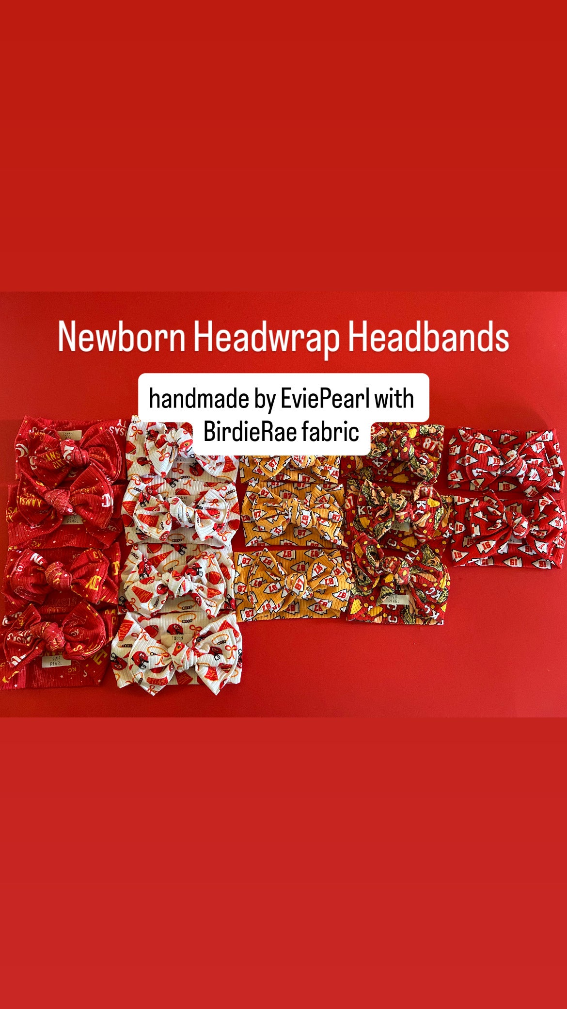 *Knotted Headband 0-3 mo: Choose your print