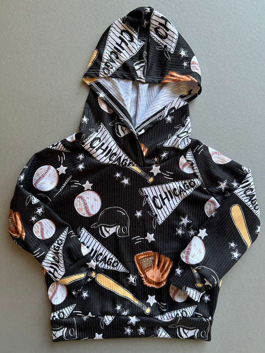 Hoodie: Chicago Pennant
