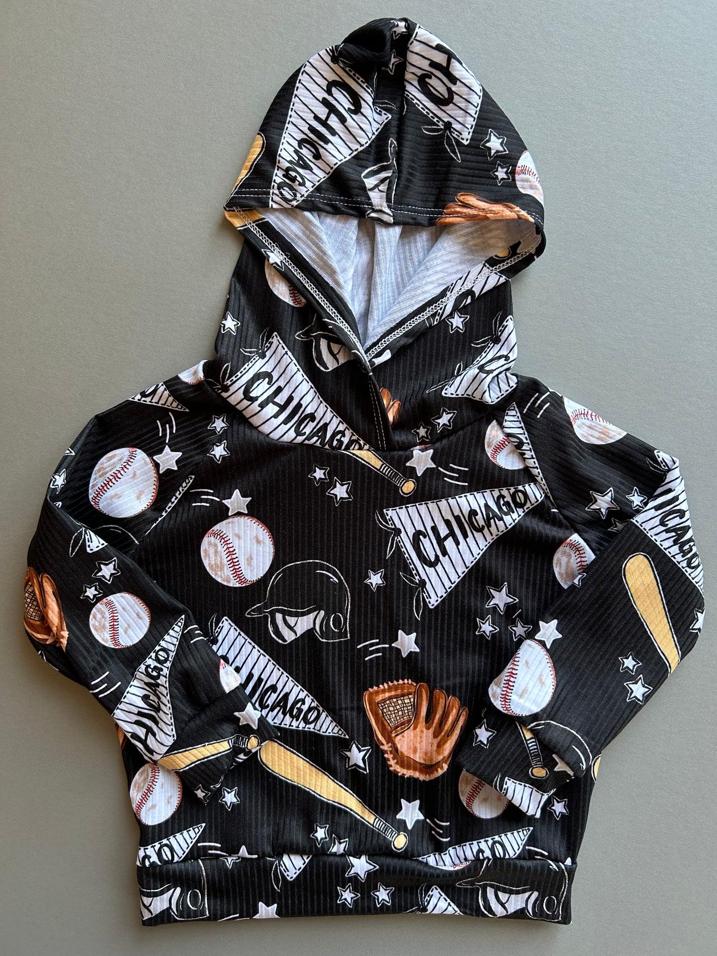 Hoodie: Chicago Pennant