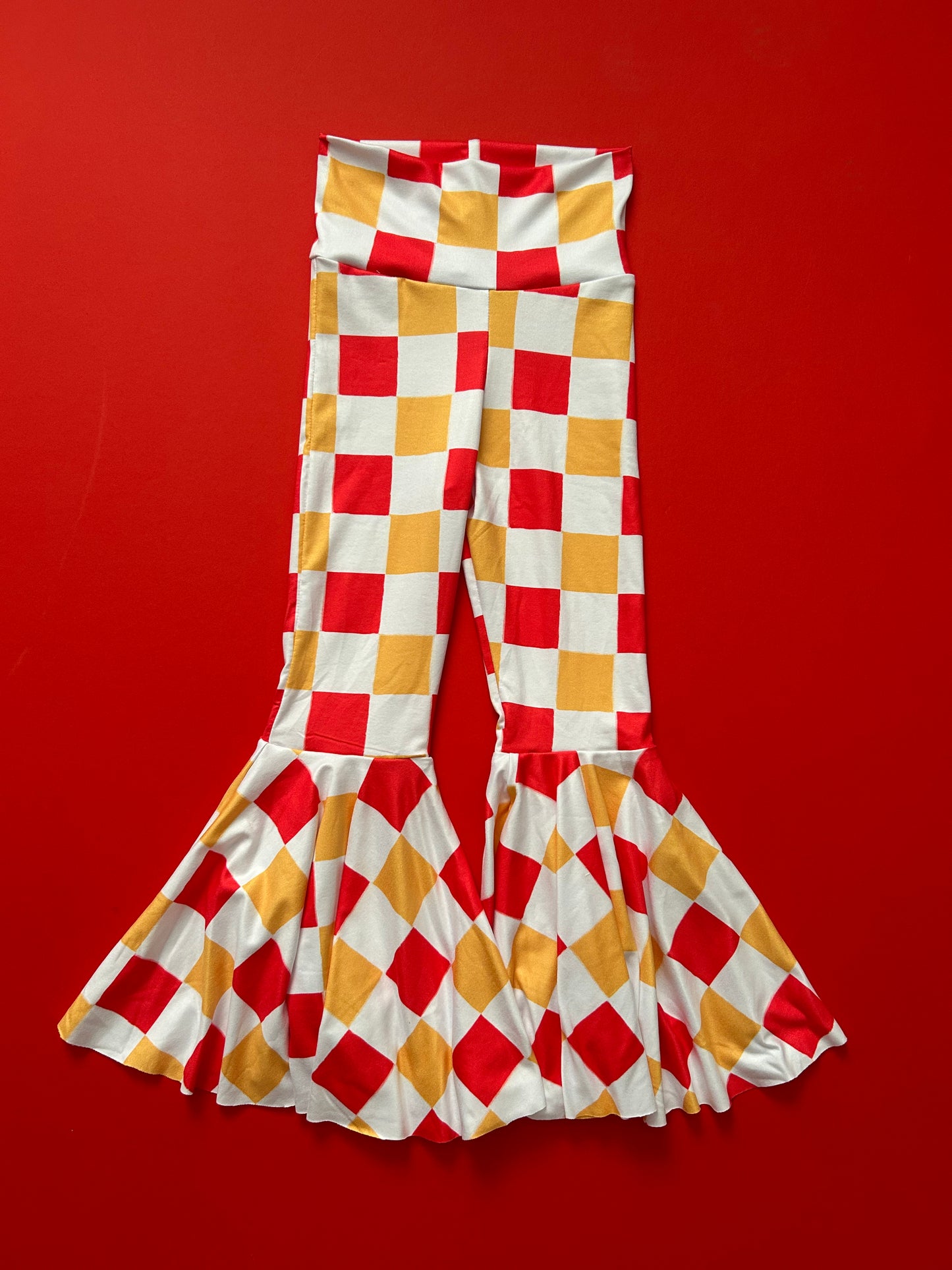Bells: Red & Yellow Checkered