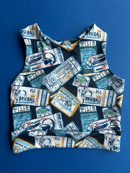 Racerback Tank for Girls: KC Tickets
