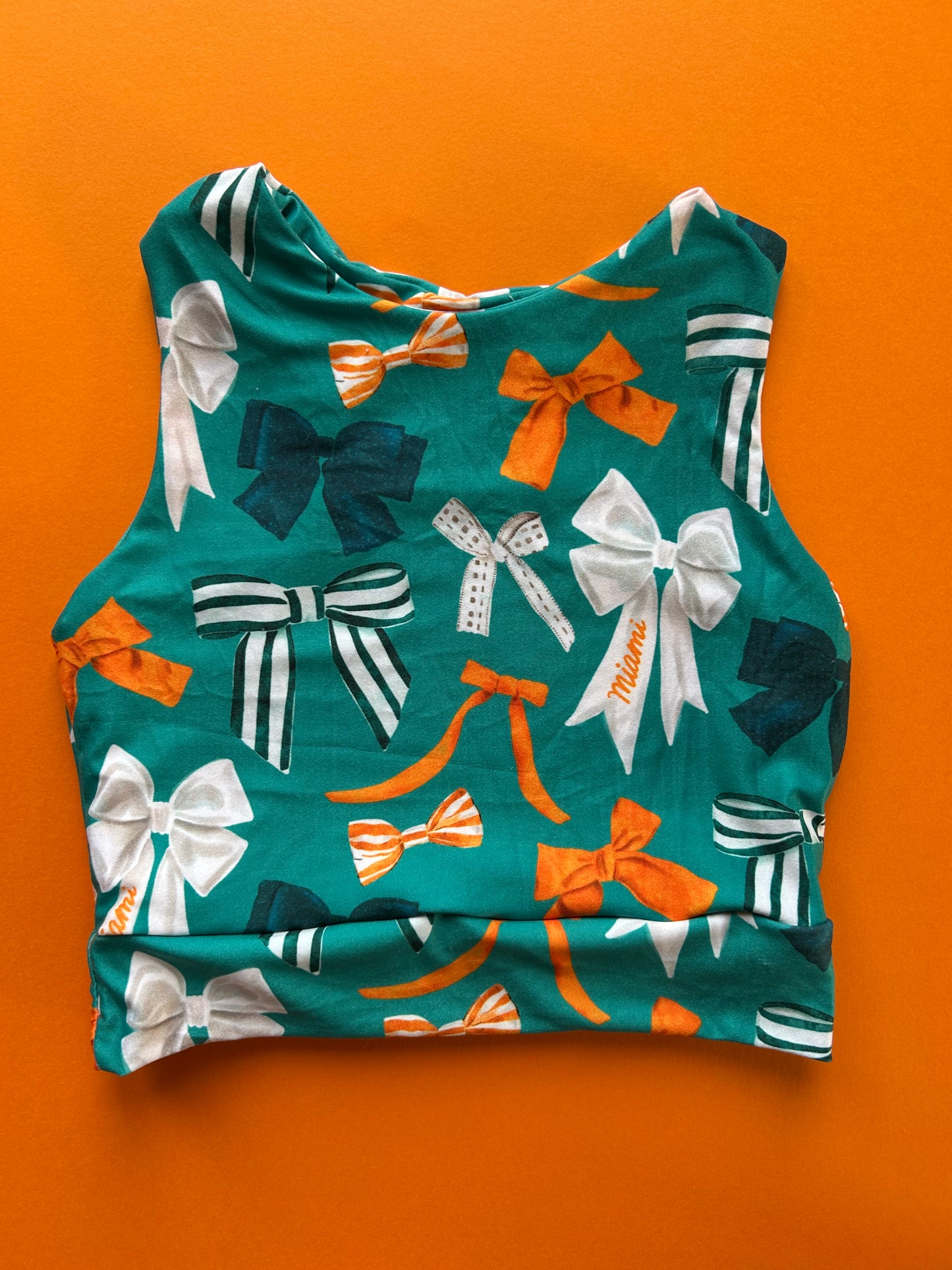 Racerback Tank for Girls: Miami Bows