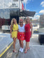 Women’s Skirt: KC Words on Red