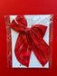 Oversized Bow: Red