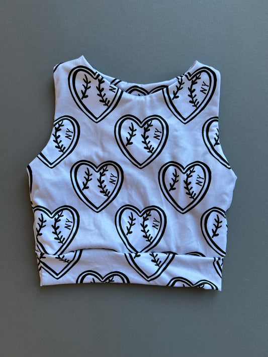 Racerback Tank for Girls: NY Heart