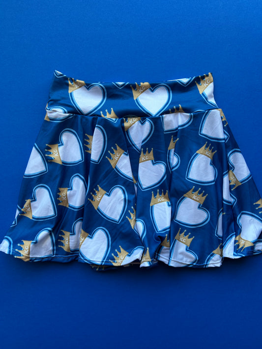 Cheer Skirt: Heart Crowns