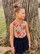 Racerback Tank for Girls: Taylor on White