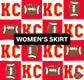 Women’s Skirt: KC Red Checkered