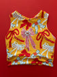 Racerback Tank for Girls: Yellow KC Bows