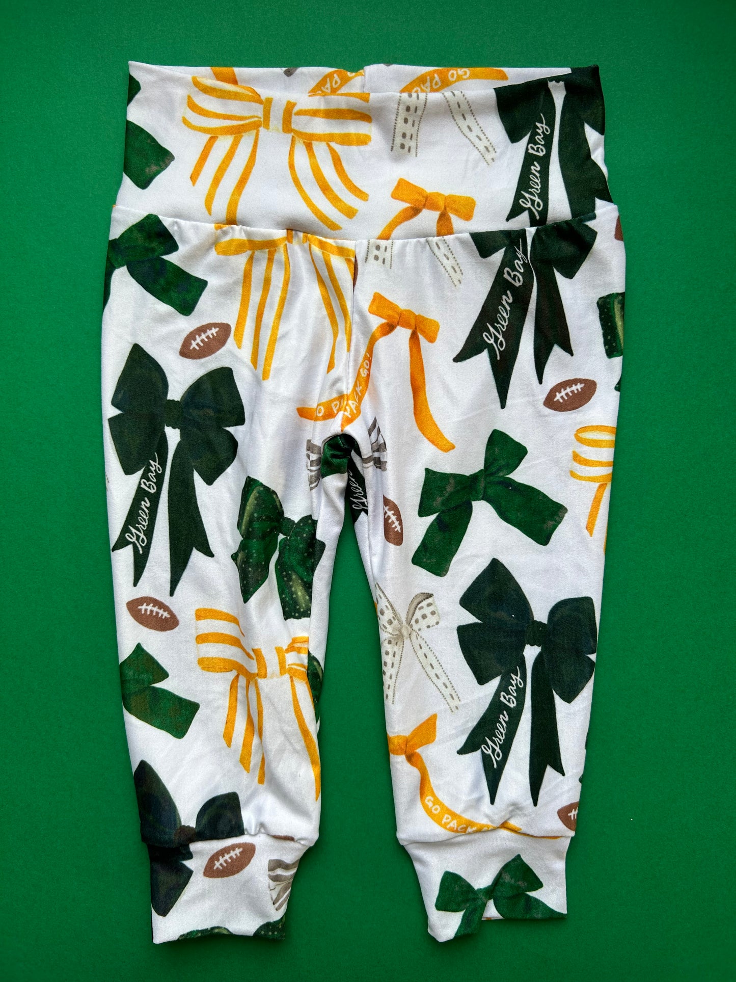 Leggings: Green Bay Bows