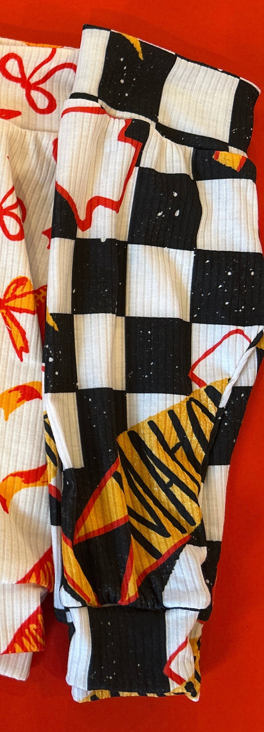 SALE: Mahomes Checkered Leggings