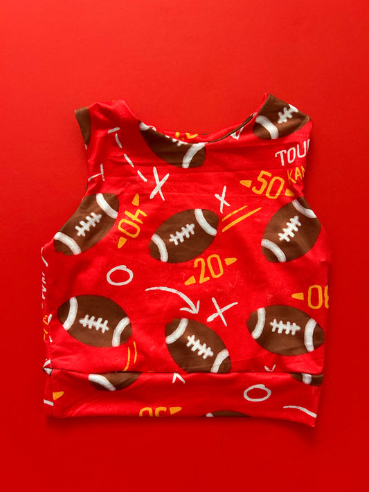 Racerback Tank for Girls: Yard Lines