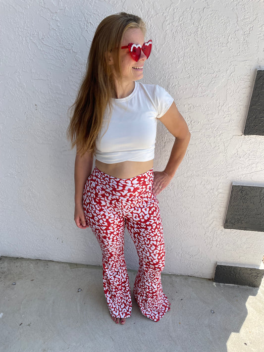 Women’s Flares: Game Day Cheetah