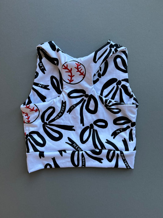 Racerback Tank for Girls: NY Bows