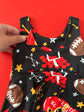 Twirl Dress: Black Kansas City Pennant
