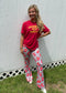 Women’s Flares: Jerseys on Gray