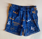 Shorts for Boys: KC Words on Blue