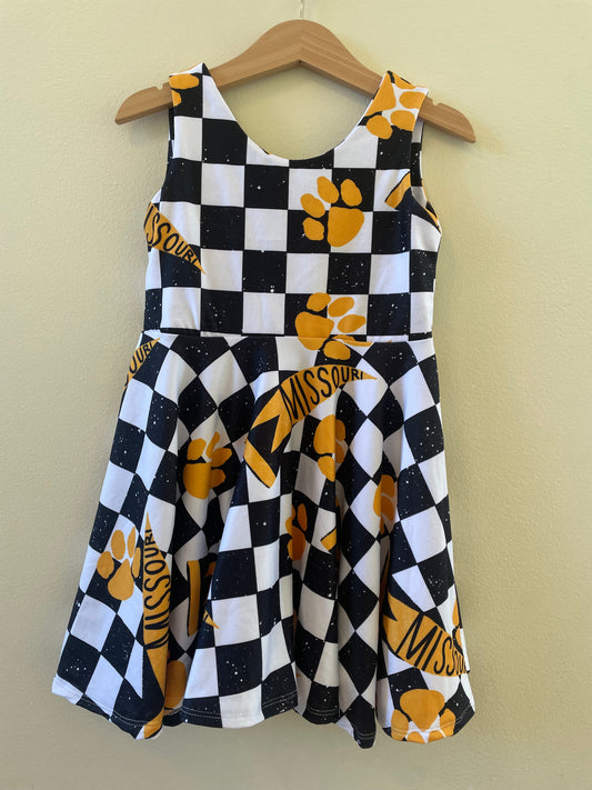 Twirl Dress: Checkered Missouri