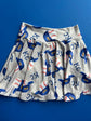 Cheer Skirt: Baseball Helmets on Gray