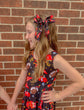 Twirl Dress: Black Kansas City Pennant