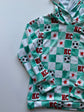 SOCCER Hoodie: Teal Checkered