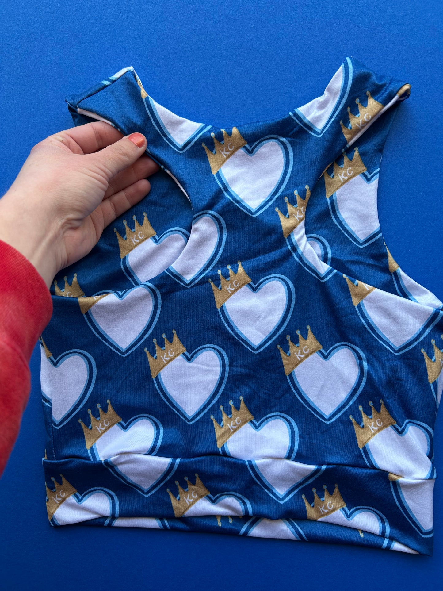 Racerback Tank for Girls: Heart Crowns