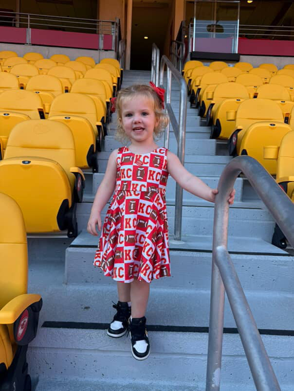 Twirl Dress: Red KC Checkered