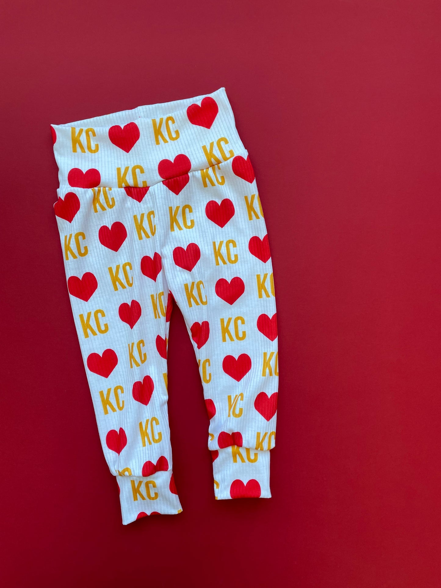 Leggings: KC Heart on Red
