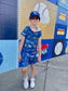 Shorts for Boys: KC Words on Blue