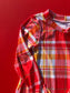 Long Sleeve Dress: Plaid
