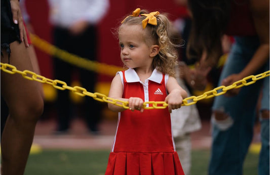 Pig Tail Bows: Yellow
