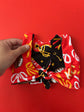 Reversible Tie Tank: Red Bows/Black Pennant (Copy)