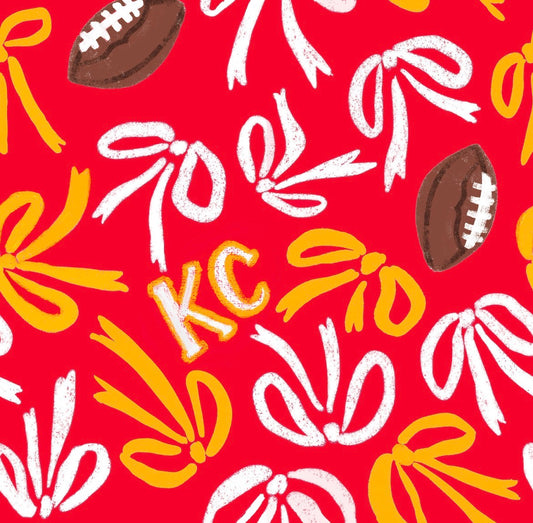 Regular Tank or One-Shoulder Tank: Red KC Bows