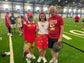 Women’s Skirt: KC Words on Red