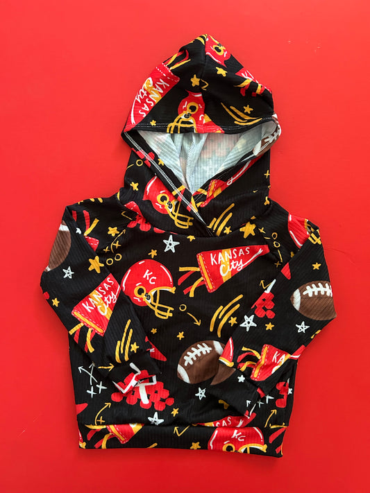 Hoodie: Black Pennant