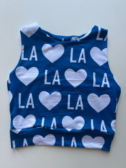 Racerback Tank for Girls: LA Heart