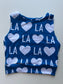 Racerback Tank for Girls: LA Heart