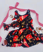 Twirl Dress: Black Kansas City Pennant