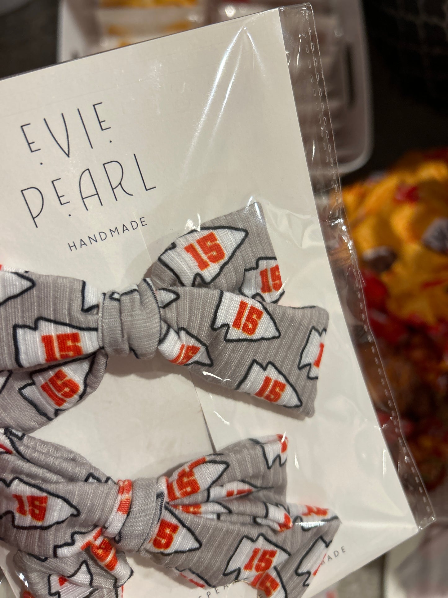 *Pig Tail Bows: Gray 15