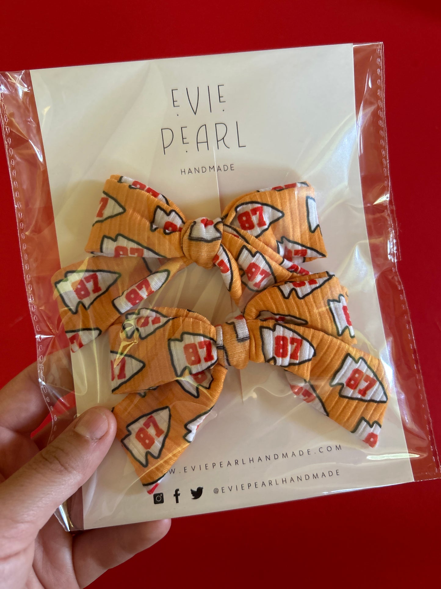 *Pig Tail Bows: Yellow 87