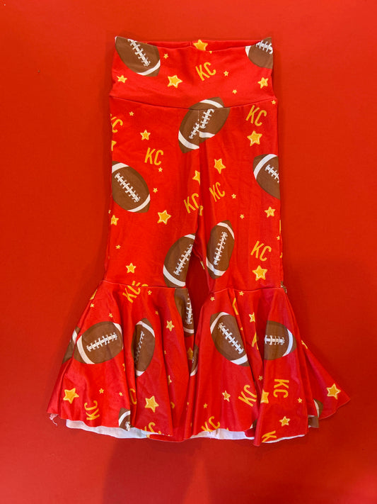 SALE: Red with Yellow KC and Stars Bells