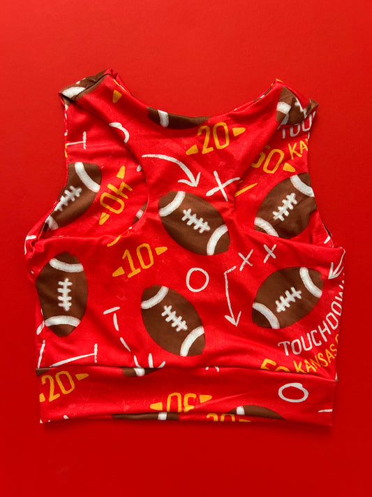 Racerback Tank for Girls: Yard Lines
