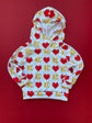 Hoodie: KC Heart on White
