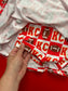 Cheer Skirt: Red KC Checkered